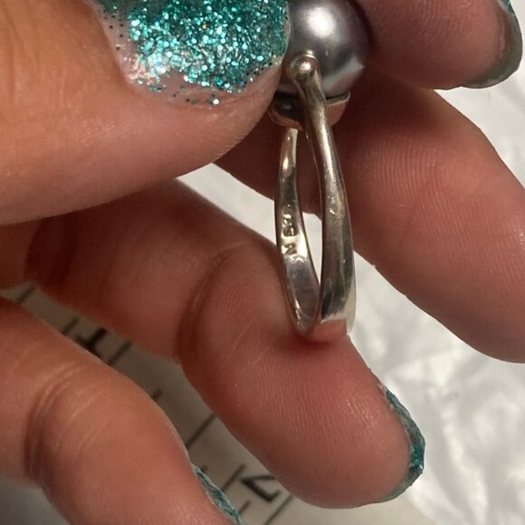 Sterling Silver 925 Freshwater Pearl Ring - Picture 4 of 8